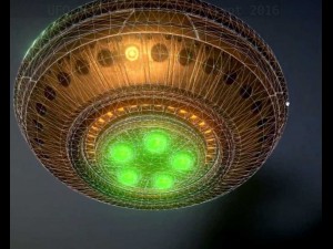 ufo type 8 animated and game ready 3D मॉडल