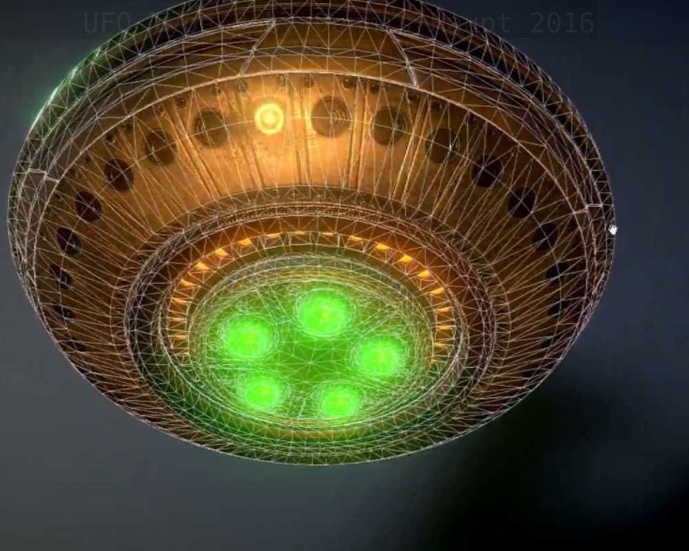 Ufo Type 8 Animated And Game Ready 3D Модель In Выдуманные Корабли.