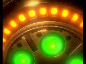 ufo type 8 animated and game ready 3D Model