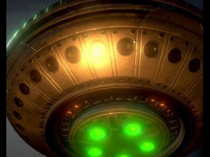 ufo type 8 animated and game ready 3D मॉडल