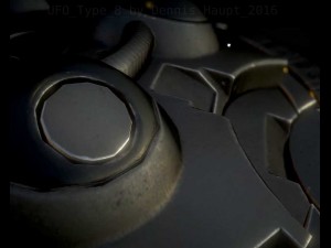 ufo type 8 animated and game ready 3D मॉडल