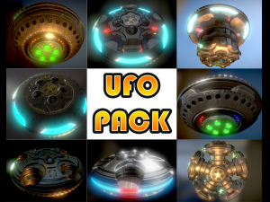 ufo pack 3D Models
