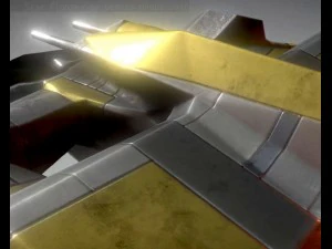 низькополюсний зірковий винищувач 3D Модель