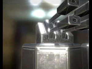 low poly laser tower with animations Modelo 3D