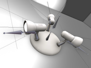 wall lamp rigged Modelo 3D
