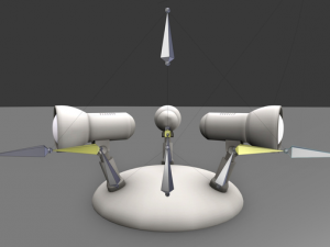 wall lamp rigged Modelo 3D