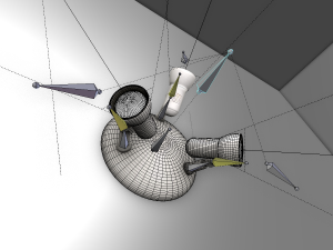 wall lamp rigged Modelo 3D