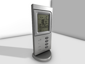 digital room thermometer Modelo 3D
