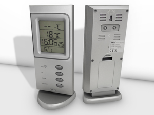 digital room thermometer Modelo 3D