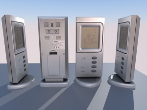 digital room thermometer Modelo 3D