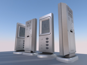 digital room thermometer Modelo 3D