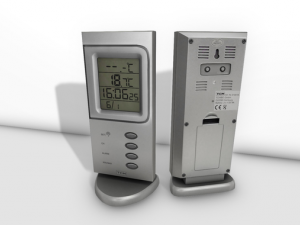 digital room thermometer Modelo 3D