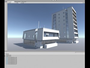 residential buildings set Modèle 3D