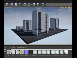 residential buildings set Modèle 3D