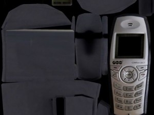 wireless phone low-poly 3D 모델