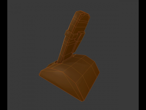 wireless phone low-poly 3D 모델