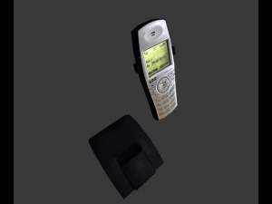 wireless phone low-poly 3D Model
