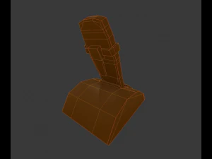 wireless phone low-poly 3D Model