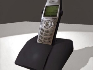 wireless phone low-poly 3D 모델