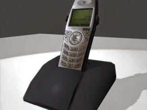 wireless phone low-poly 3D Model
