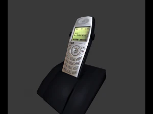 wireless phone low-poly 3D Model