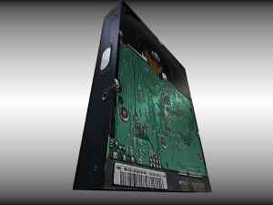 old external hard drive 3D Model