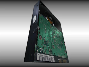 पुरानी बाहरी हार्ड ड्राइव 3D मॉडल