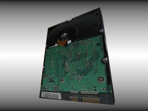 old external hard drive 3D Model