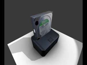 old external hard drive 3D Model
