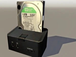 old external hard drive 3D Model