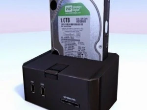 old external hard drive 3D Model