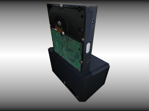 old external hard drive Model 3D