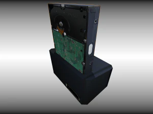 old external hard drive 3D Model