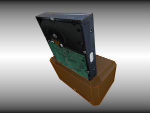 old external hard drive Model 3D