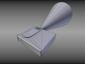 low-poly beamer Model 3D