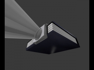 low-poly beamer Model 3D