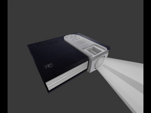low-poly beamer Model 3D