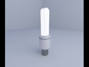 energy saving lamp 2 3D Модель