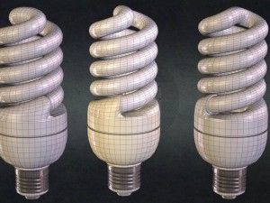 energy saving lamp 1 3D Model