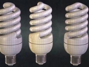 energy saving lamp 1 3D Model