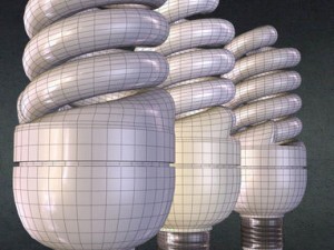 energy saving lamp 1 3D Model
