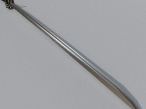 katana sword low-poly 3D मॉडल