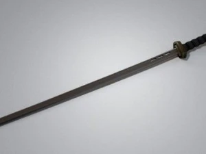katana sword low-poly 3D Model