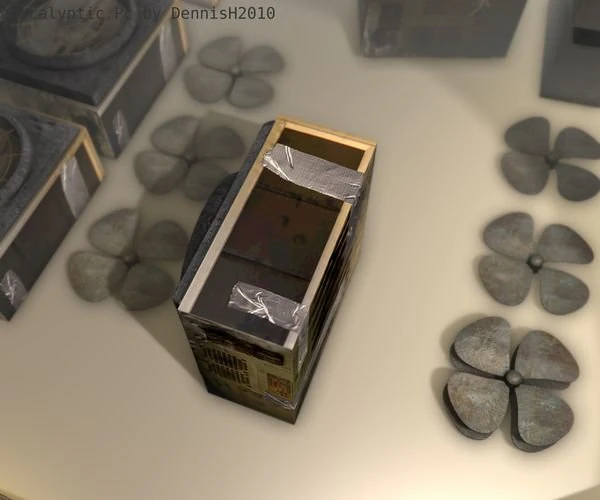 postapokalyptic pc design 3D Model .c4d .max .obj .3ds .fbx .stl .blend 