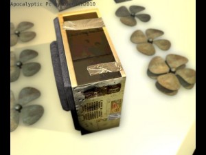 postapokalyptic pc design Modèle 3D