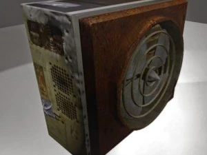 postapokalyptic pc design 3D Model