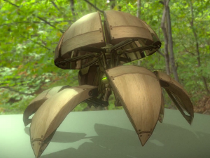 woody sphere bot 3D Model
