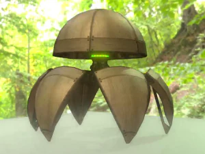 woody sphere bot 3D Model