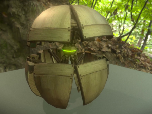 woody sphere bot 3D Model