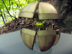 woody sphere bot 3D Model
